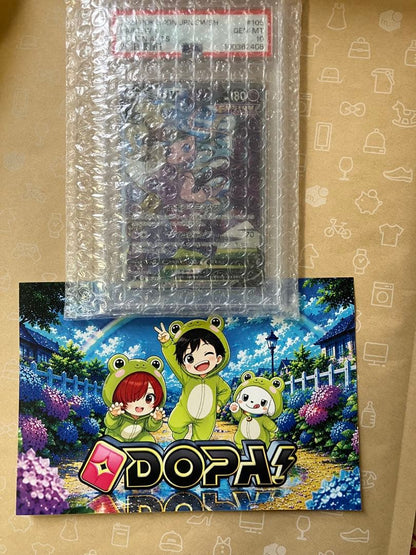 Pokemon Mew V SR Fusion Arts collectible card numbered 106/100 graded PSA10 from Japan