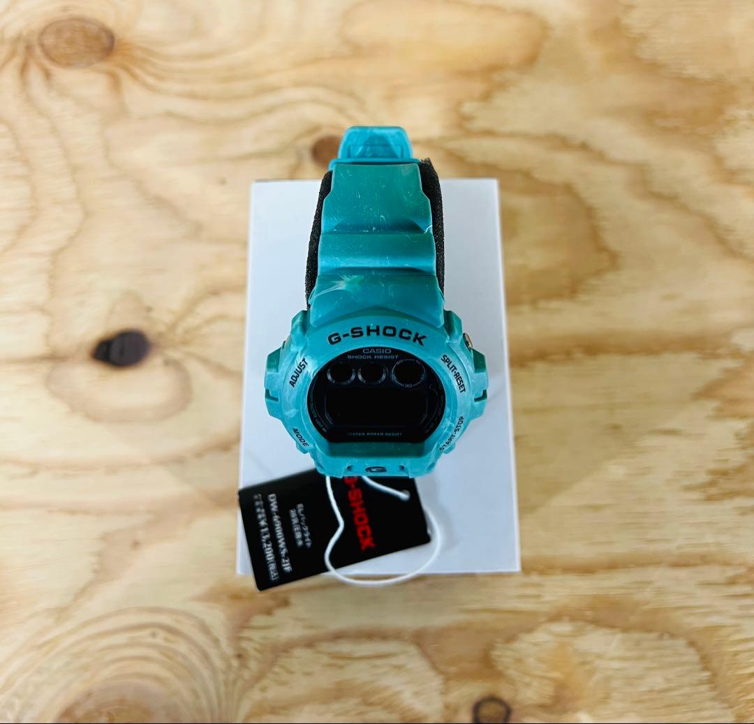 Casio G-Shock Series DW-6900WS-2JF Model with Turquoise Blue Color — Japan Import