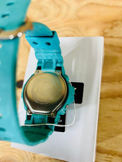 Casio G-Shock Series DW-6900WS-2JF Model with Turquoise Blue Color — Japan Import