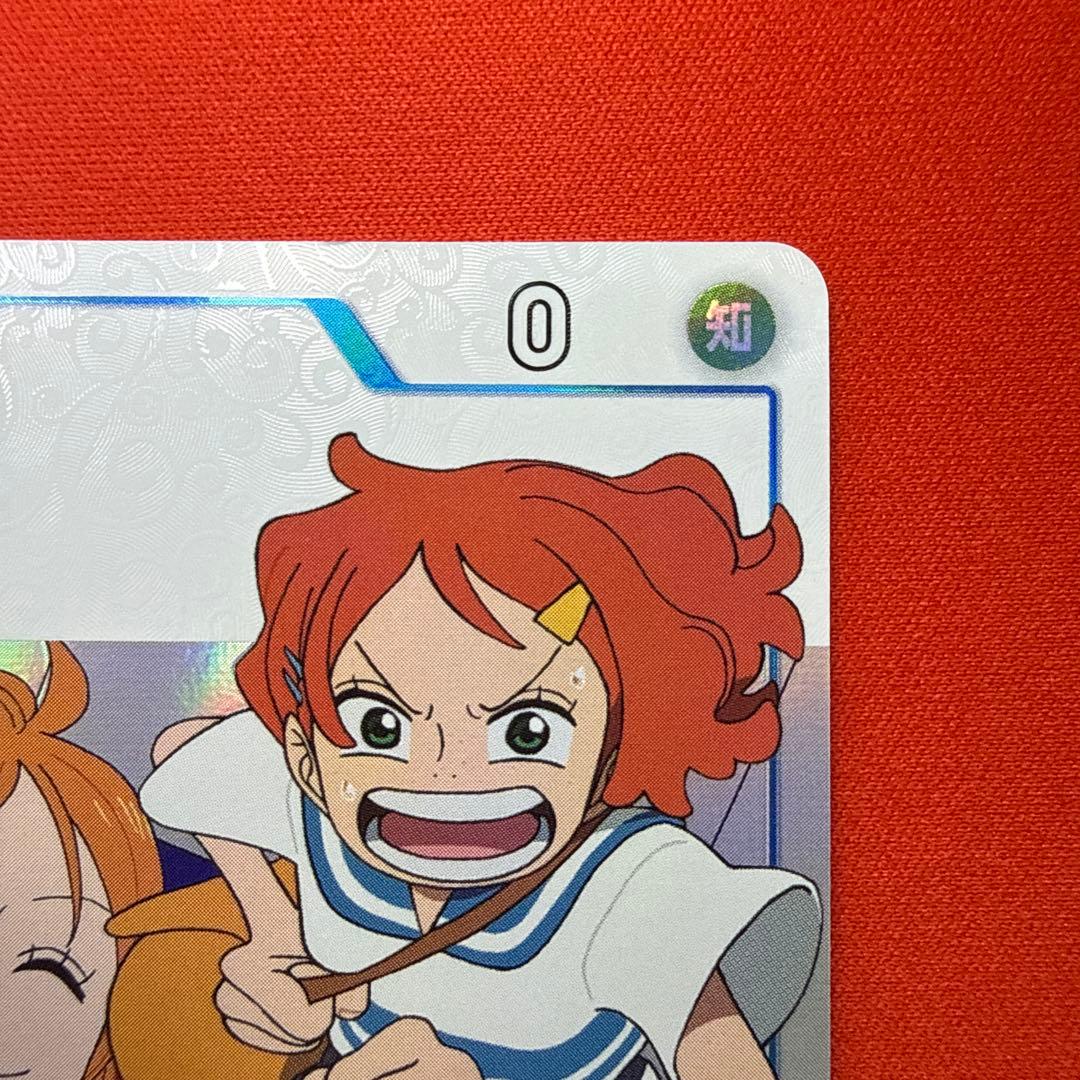 One Piece Card Game character card featuring Girl and Nami P-096 from Japan import