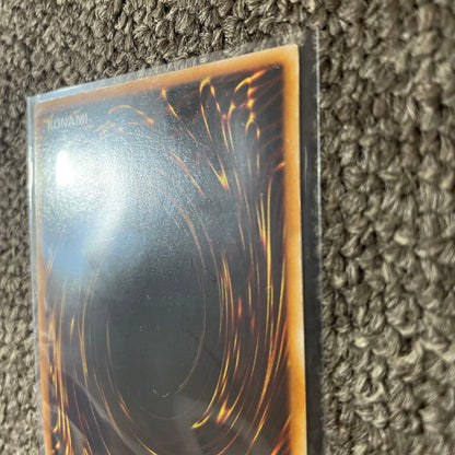 Yu-Gi-Oh Chaos Soldier Ultra Rare Initial Edition trading card Japan import, shown in protective sleeve