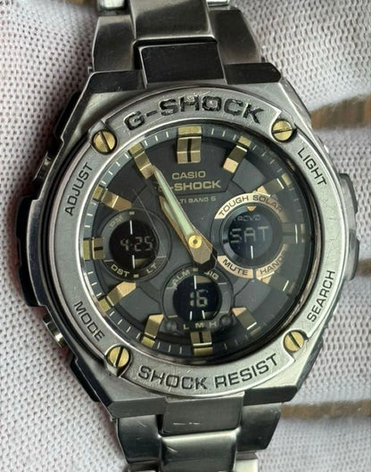 Casio G-SHOCK G-Steel GST-W110D-1A9JF Solar Radio Watch — Japan Import