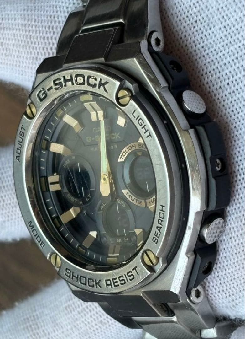 Casio G-SHOCK G-Steel GST-W110D-1A9JF Solar Radio Watch — Japan Import