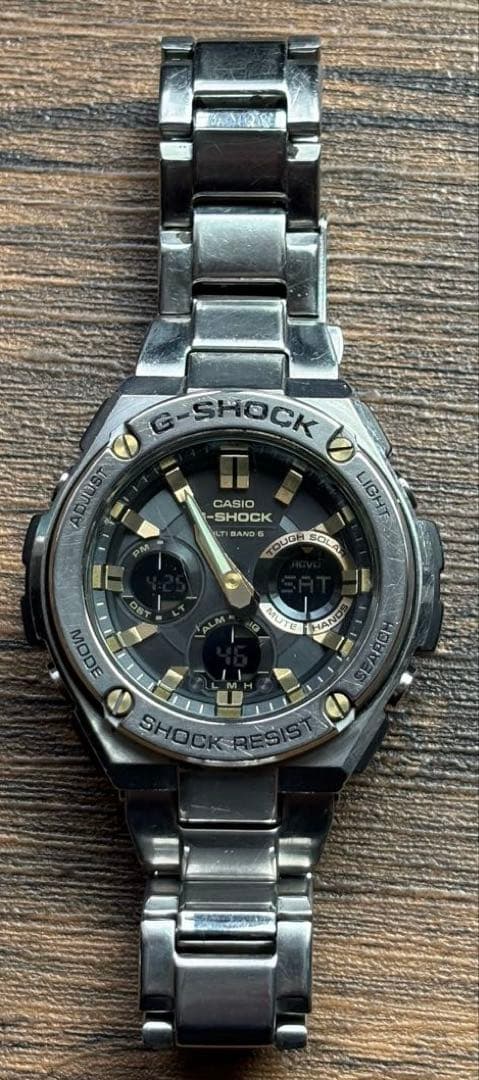 Casio G-SHOCK G-Steel GST-W110D-1A9JF Solar Radio Watch — Japan Import