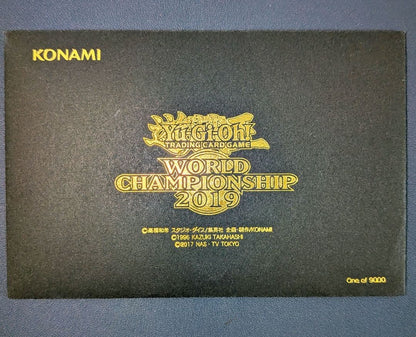 Yu-Gi-Oh World Championship 2019 Promotion Set in black envelope with gold 'One of 9000' inscription