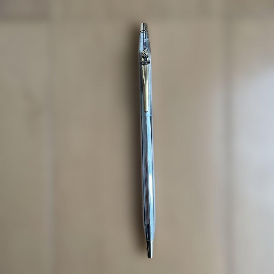 Cross Atlanta Olympic Commemorative Silver Ballpoint Pen with Case