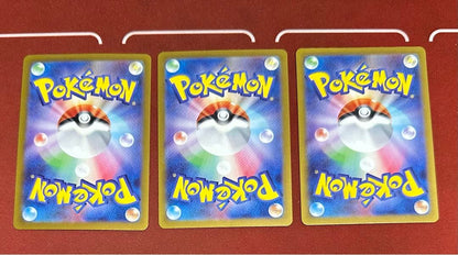 Takel Reiko SAR 3-card set showing three collectible playing cards from the Reiko SAR series