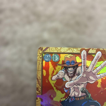 One Piece Card Game Ace Initial 2001 trading card C513 featuring Whitebeard's Second Division Commander Ace