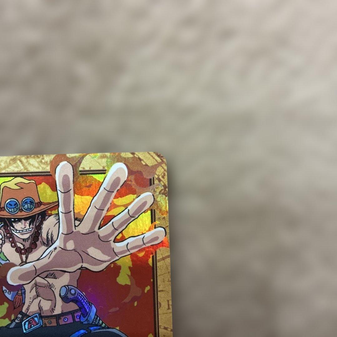 One Piece Card Game Ace Initial 2001 trading card C513 featuring Whitebeard's Second Division Commander Ace