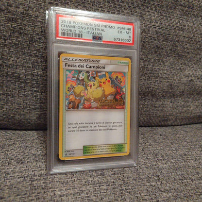 Pokemon Card World Championship 2018 Promo PSA6 rare overseas version single card