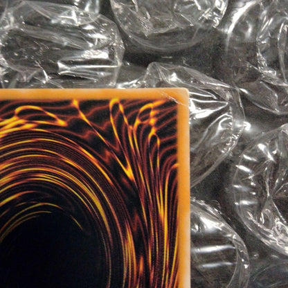 Sony Mirai Mirror Force Secret Rare Trap Card with double print name error and offset misalignment