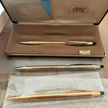 Cross Gold Fill Set 4501 (Partially Classic Century Model) — Japan Import