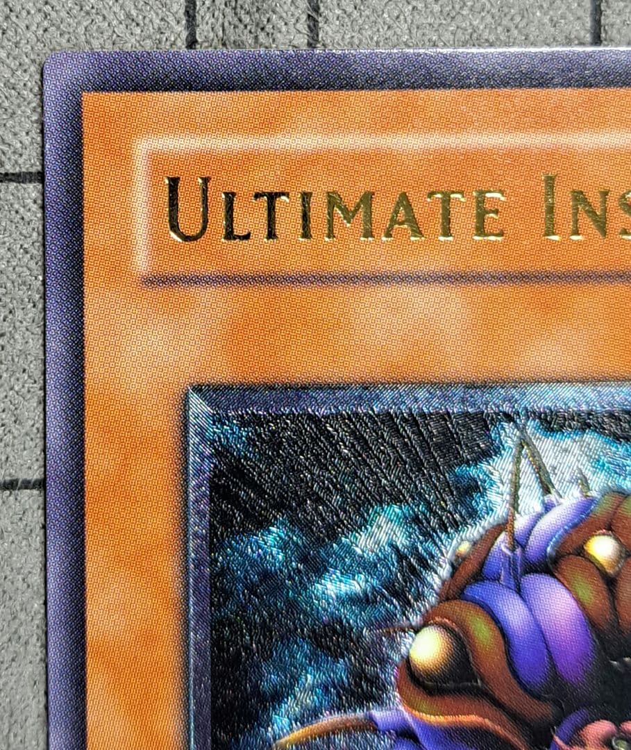 Yugioh Ultimate Insect LV3 Relief monster card with wind attribute insect race level 3 ultimate rare Old Asia Version First Edition