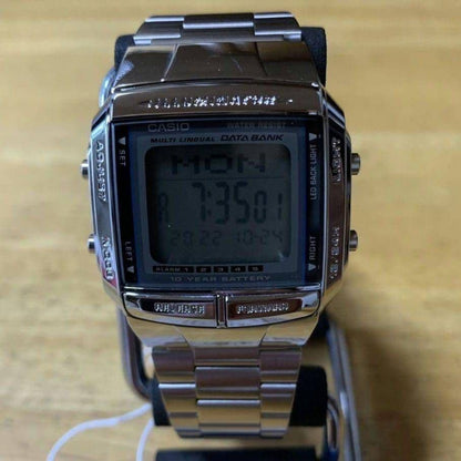 Casio Data Bank DB-360-1A Digital Mens Watch Dual Time LCD Japan Import