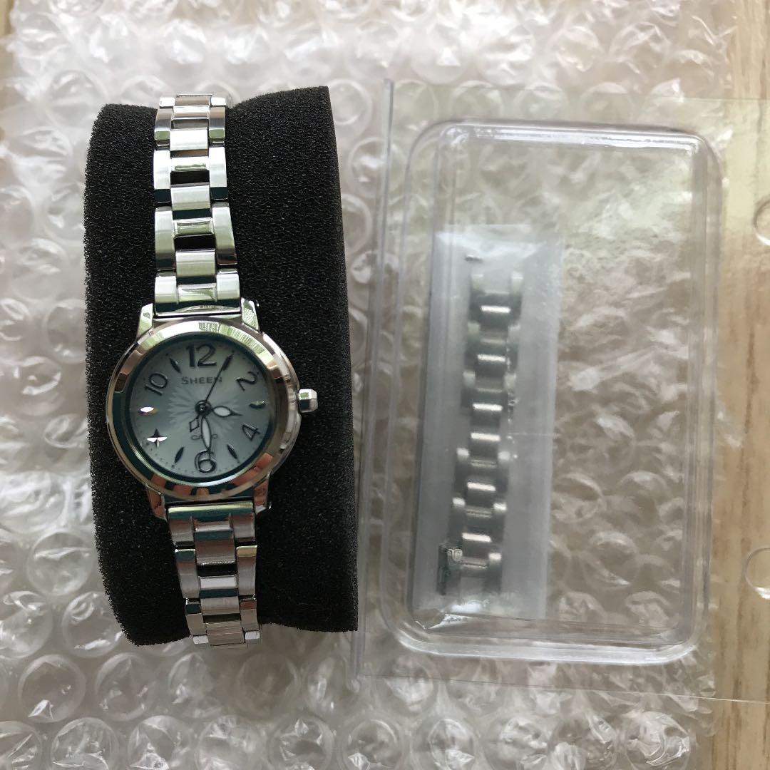 Casio Sheen Solar Watch for Women with Sapphire Glass and 5ATM Water Resistance