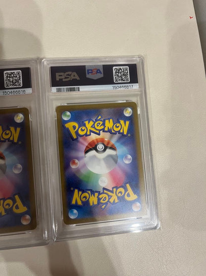Kansai Collection Classic Charizard, Blastoise, and Charmander PSA 10 sequential card set from Japan