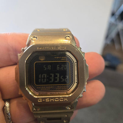 Casio G-Shock GMW-B5000 Gold Metal Digital Watch — Japan Import
