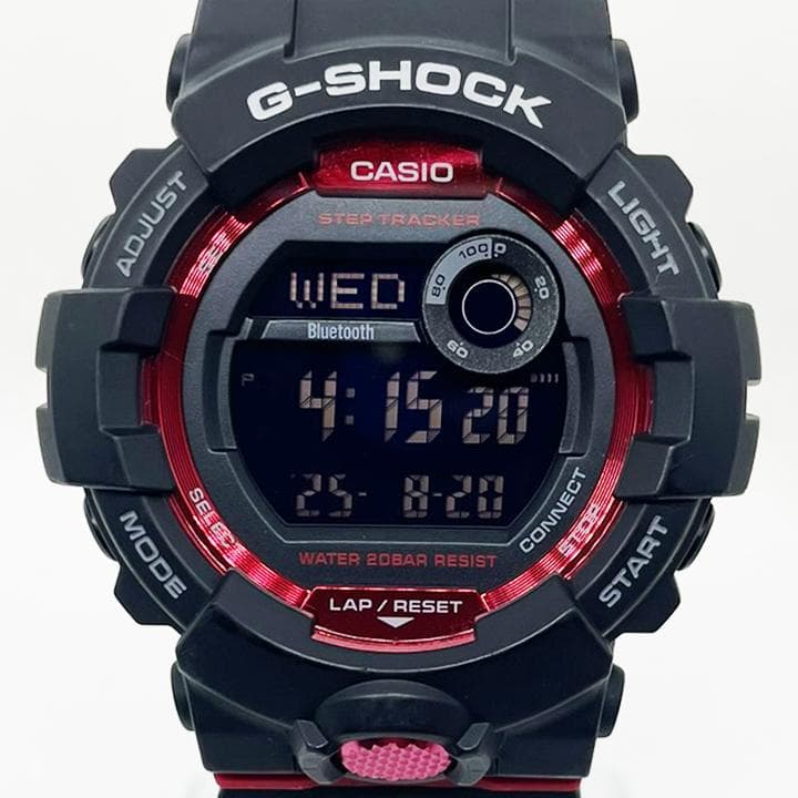 Casio G-Shock G-Squad GBD-800 Mobile Link Black and Red — Japan Import