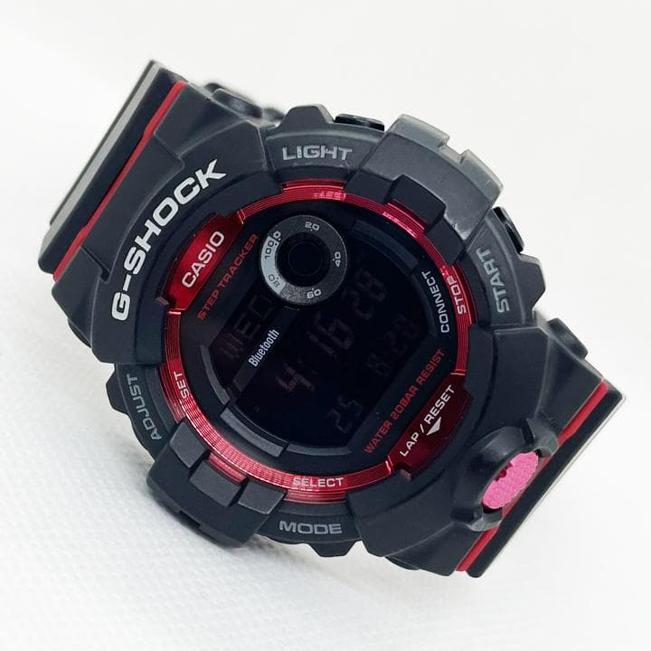 Casio G-Shock G-Squad GBD-800 Mobile Link Black and Red — Japan Import
