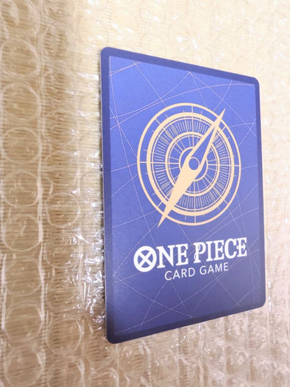 One Piece Kamusari Parallel op10 Shanks single trading card with minor back surface scratches