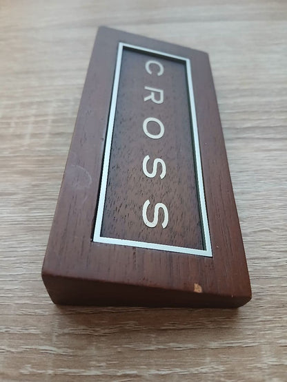 CROSS Wooden Logo Plate