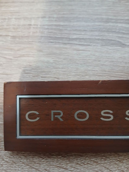 CROSS Wooden Logo Plate