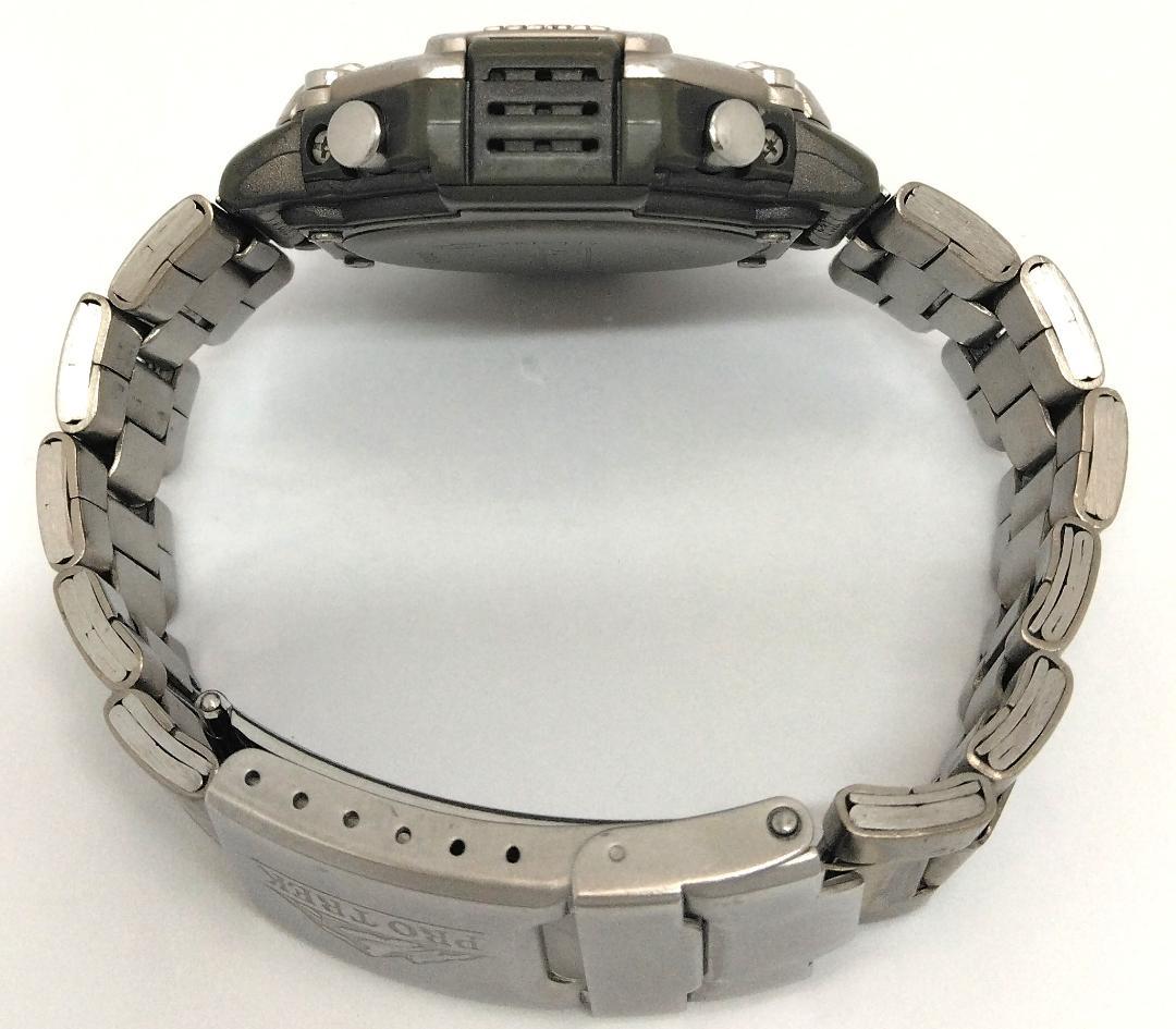 Casio Protrek Tide Graph PRT-111 Titanium Men’s Quartz Watch — Japan Import
