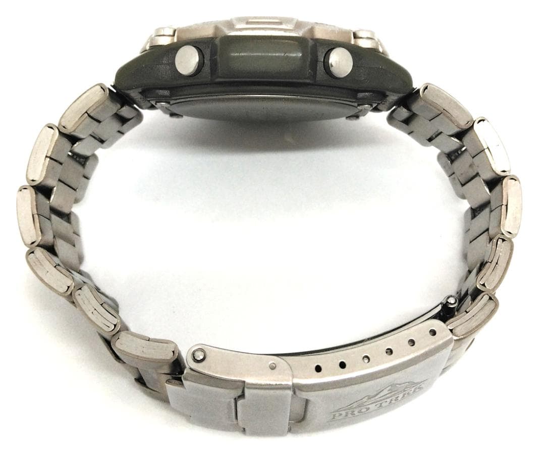 Casio Protrek Tide Graph PRT-111 Titanium Men’s Quartz Watch — Japan Import