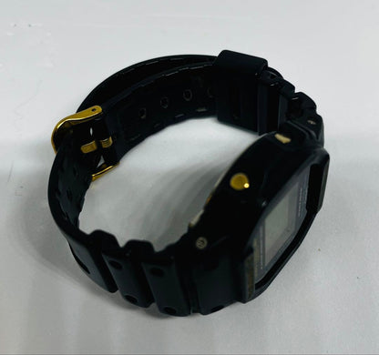 Casio G-SHOCK DW-5600E 1545 Vintage Model with Gold Buckle Used — Japan Import