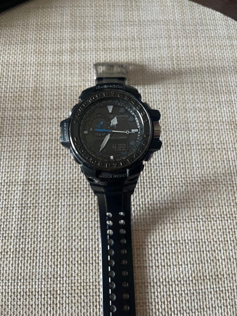 Casio G-Shock Radio Wave Solar Digital-Analog Watch Black Multi Band 6 Japan Import