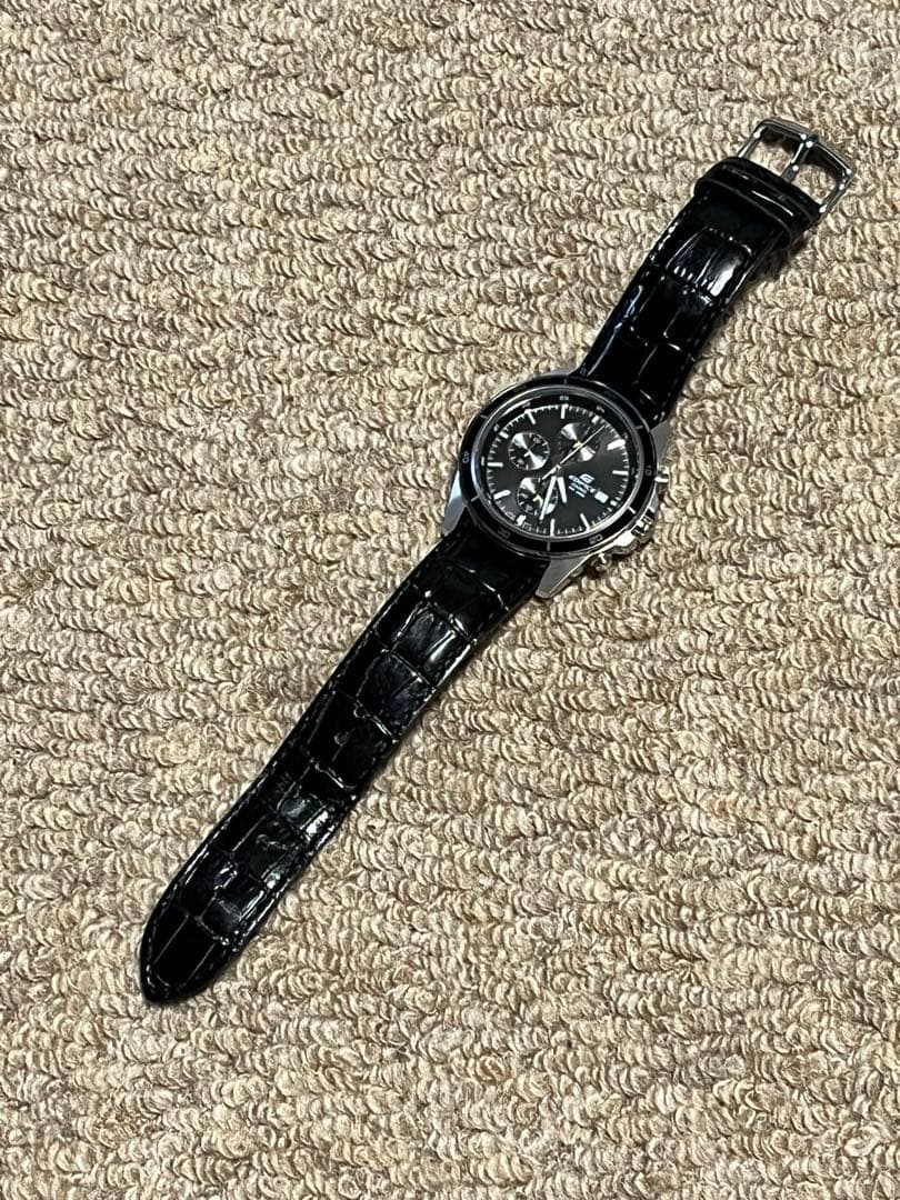 Casio Edifice Chronograph Watch Men Quartz Working Japan Import