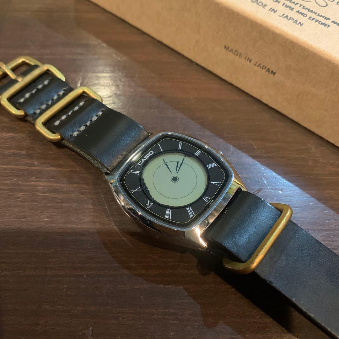 Superior Labor Leather Watch Strap for Casio Watches — Japan Import