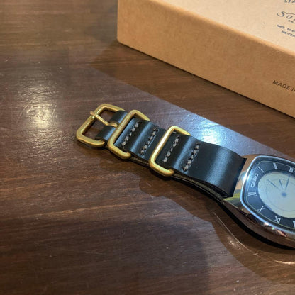 Superior Labor Leather Watch Strap for Casio Watches — Japan Import