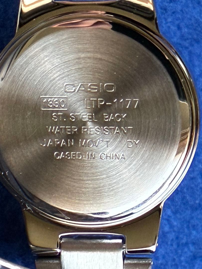 Casio LTP-1177A-4A1JH Quartz Watch with Pink Dial and Metal Band — Japan Import