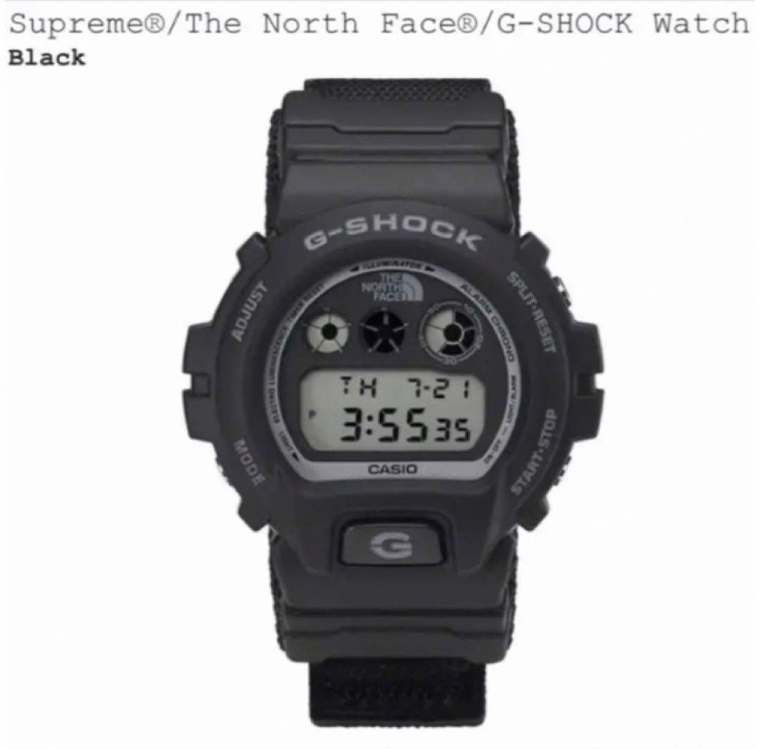 Supreme The North Face G-Shock DW-6900 Black Watch