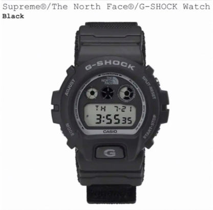 Supreme The North Face G-Shock DW-6900 Black Watch