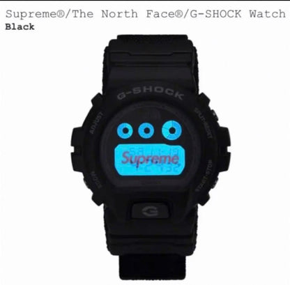Supreme The North Face G-Shock DW-6900 Black Watch