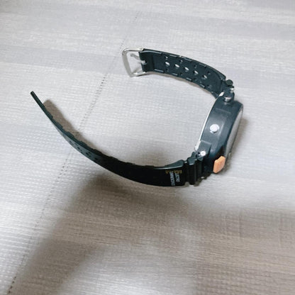 Casio Fox Fire Digital Watch Black with Silicone Band