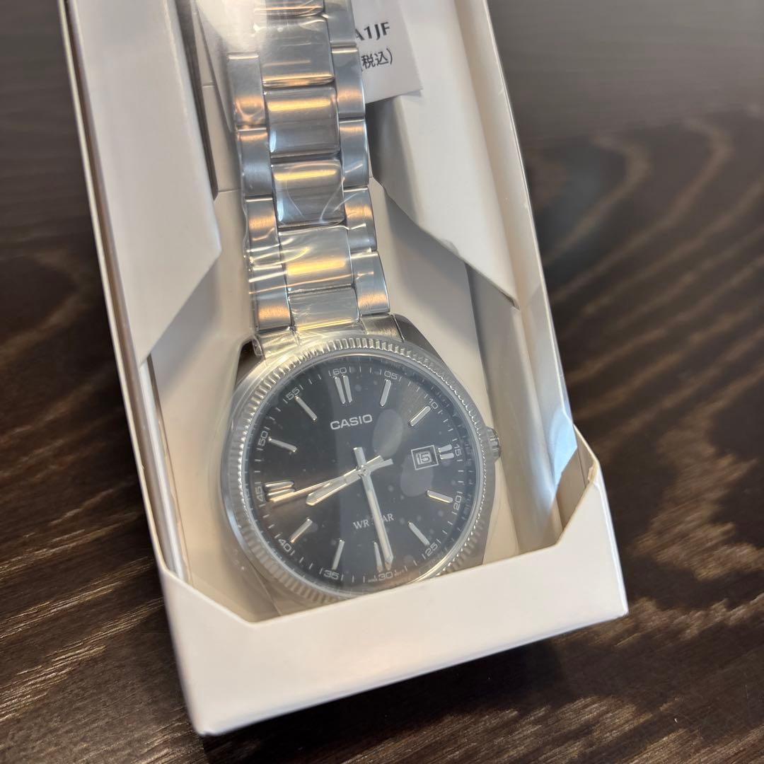 Casio Collection Quartz Watch Model MTP-1302D-1A1JF with Metal Band and Date Feature — Japan Import