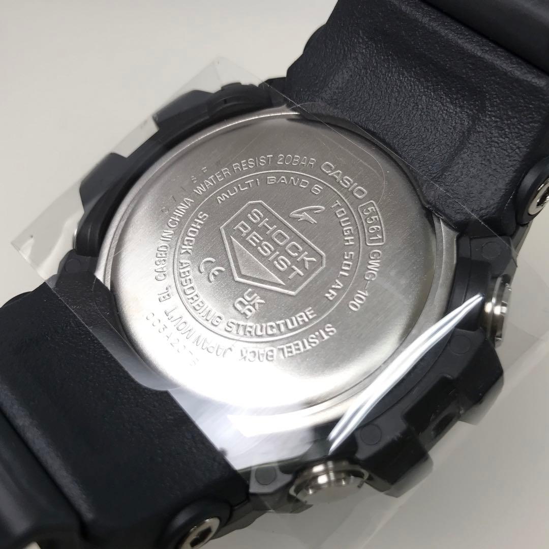Casio G-Shock GWG-100 Model 5561 Electric Wave Solar Watch with Black Dial and Strap — Japan Import