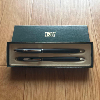 Cross 1846 Ballpoint Pen & Mechanical Pencil Set — Japan Import