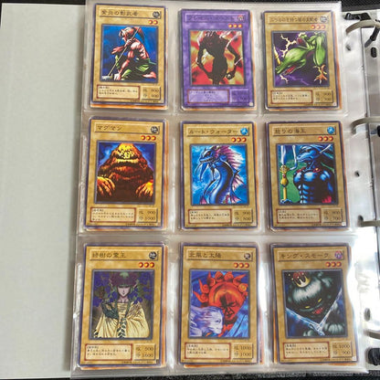 Complete set of Blue-Eyes White Dragon Yugioh cards from the Second Series Japanese import