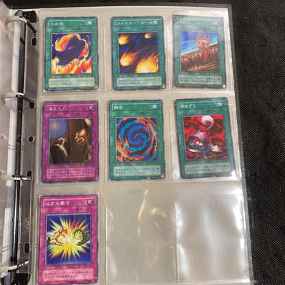 Complete set of Blue-Eyes White Dragon Yugioh cards from the Second Series Japanese import