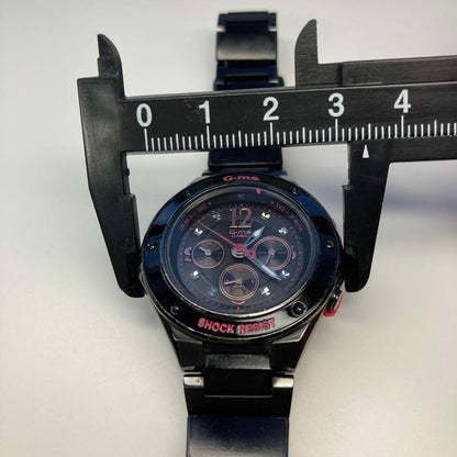 Casio Baby-G MSA-7100CBJ Radio Solar Watch for Women with Black Dial and Band — Japan Import