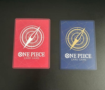 Two Portgas D. Ace Leader Parallel Secret trading cards from One Piece set Japan import