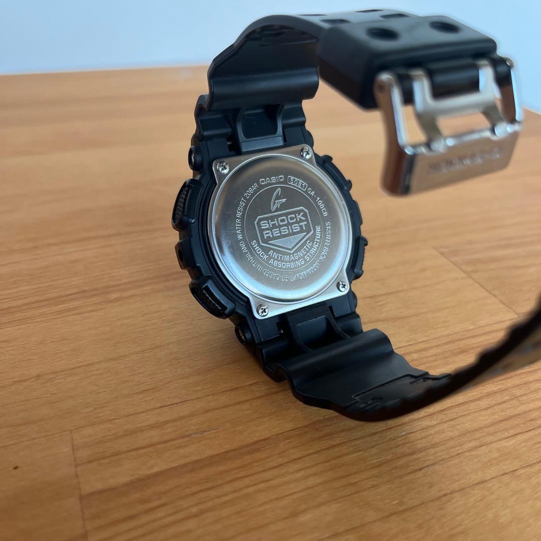 Casio G-Shock GA-100CB-1AJF Watch with Blue Camouflage Dial Japan Import