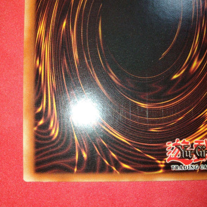Yu-Gi-Oh Gear Blue-Eyes White Dragon secret rare error card LOB-125 with gold letters and wavy paper