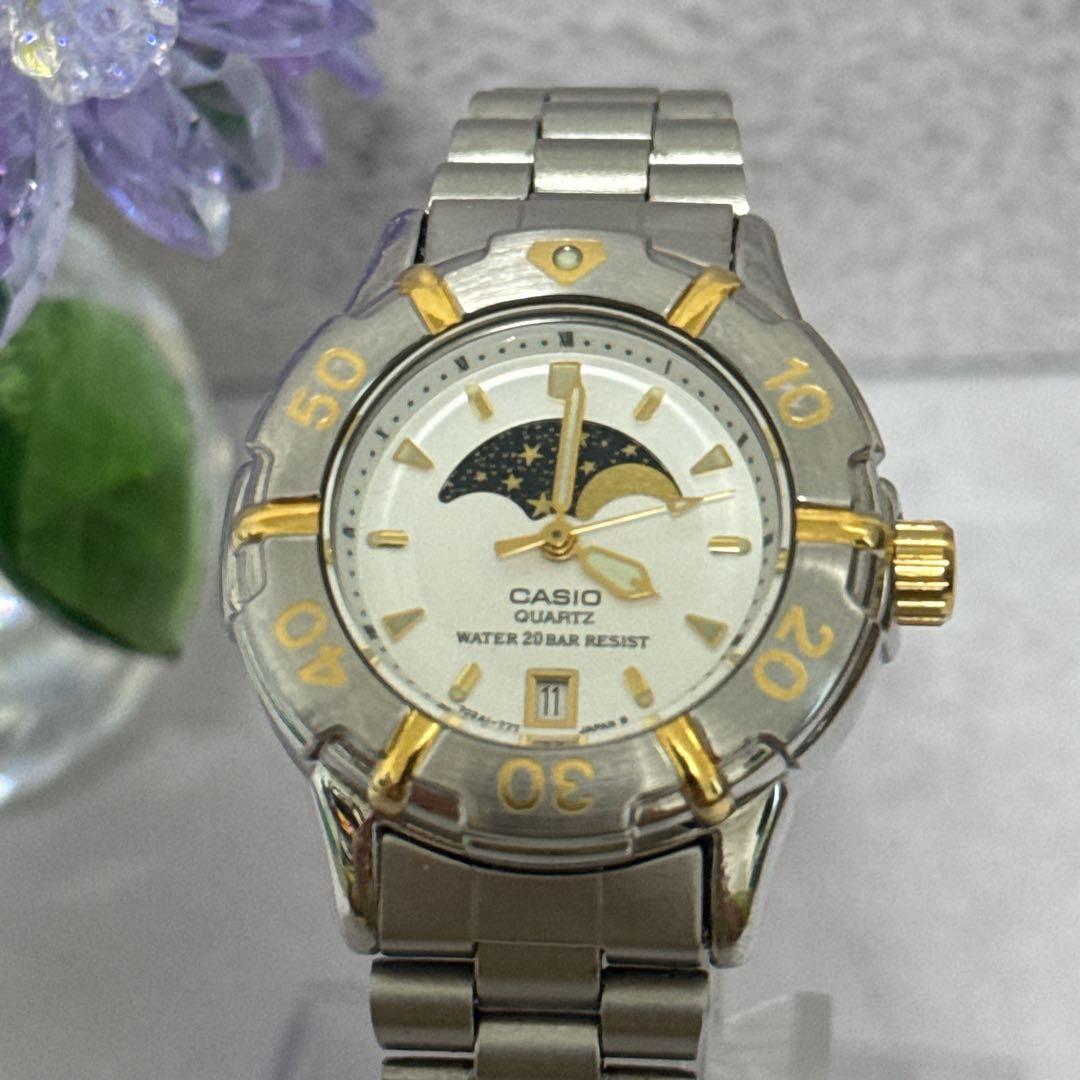 Casio LD-716 Moon Phase Wristwatch — Japan Import
