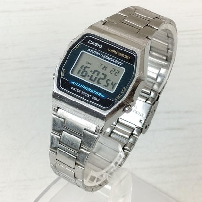Casio Alarm Chron W-99 Quartz Vintage Metal Case from the 1980s