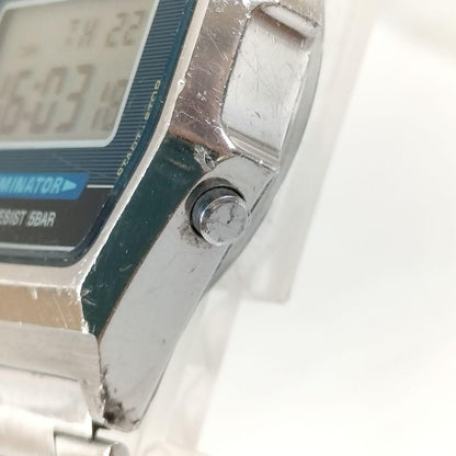Casio Alarm Chron W-99 Quartz Vintage Metal Case from the 1980s